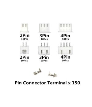 JUNGČIŲ rinkinys JST XH, RM2.54mm, 2-3-4pin, 250vnt CJR004D+2.jpg