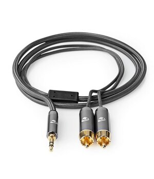 CABLE 2xRCA-3.5mm(K) 2.0 m Nedis HQ CKA011NQ_1.jpg