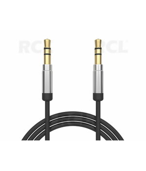 КАБЕЛЬ Jack 3.5mm  - Jack 3.5mm,  stereo, 1m, black, Premium CKA044P2.jpg