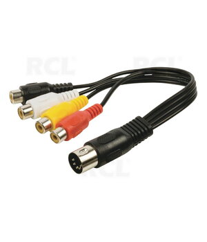 CABLE 4RCA(S)-DIN 5pin(P) 0.2m CKA069.jpg