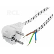 CABLE 230V 3x0.75mm, heat resistant - textile, 1.5m

 CKA247_1.jpg