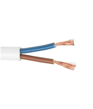 ELEKTROS KABELIS 2x1mm², 300V, apvalus, daugiagyslis, baltas CKA3910BA.jpg