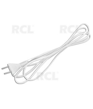 CABLE AC 250V,  2x0.75²mm, 2.5A, white, 1.5m CKA407B+1.jpg