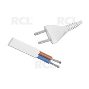 CABLE AC 250V,  2x0.75²mm, 2.5A, white, 3m CKA407B.jpg