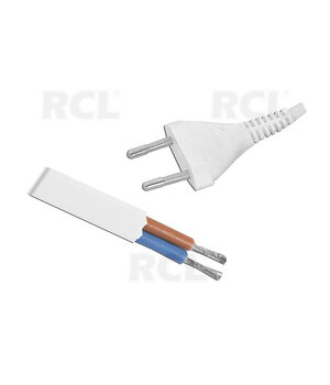 CABLE AC 250V,  2x0.75²mm, 2.5A, white, 3m CKA407B.jpg