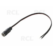 KABELIS DC 2pin 2.1/5.5mm lizdas, 0.2m LED juostų maitinimui CKA430_02.jpg