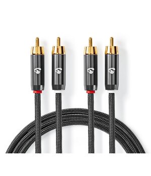 КАБЕЛЬ 2xRCA>>2RCA  1.0 m Konig HQ CKA511NQ_1.jpg