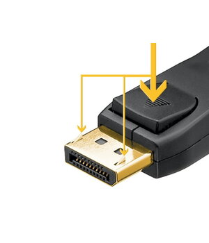 DisplayPort 2.0 connector cable, 1m, gold-plated CKA655_2G+1.jpg