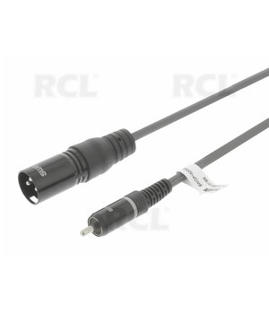 KABELIS RCA (K) <> XLR 3pin (K) mono, 3m SWEEX CKA705_XSW.JPG