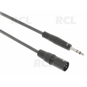 MICROPHONE CABLE XLR (S) >> 6.3 (P), 10m HQ, SWEEX CKA722.jpg