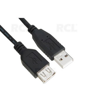 COMPUTER CABLE USB A (P)-A(S) 1.8-2m, black CKAK112.jpg