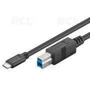 COMPUTER CABLE USB 3.0 (type B) <-> USB C-Type, 1m CKAK120_1.jpg