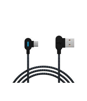 KABELIS USB 2.0 <-> USB-C (C type) 1.5m, kampinis, pintas CKAK1603_1KK.jpg