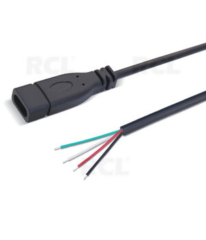 CABLE USB-C, кабель USB-C (C Type) <-> пайка, 150 мм CKAK1604L.jpg