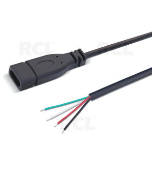 CABLE USB-C, Female USB-C (C Type) <-> soldering cable, 150mm CKAK1604L.jpg