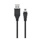 KABELIS USB A(K) <-> mini USB B 5P 0.3m, 2.0 HI-SP CKAK161_03.jpg
