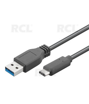 CABLE 3.0 USB A > USB-C 1m, 5 Gbit/s, 4.5W, OTG CKAK165_1.jpg