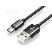 Кабель everActive CBB-1CB 2.0 USB A (K) <-> USB-C (Type-C), черная оплетка, 1 м CKAK165_1J.jpg