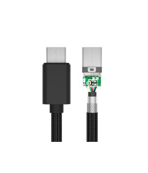 KABELIS USB-C 60W 3A 20V 1m juodas, pintas apvalkalas CKAK1652J+1.jpg