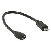 COMPUTER CABLE micro USB (M) - micro USB (F),  0.2m, OTG CKAK173.jpg