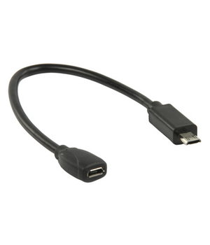 COMPUTER CABLE micro USB (M) - micro USB (F),  0.2m, OTG CKAK173.jpg