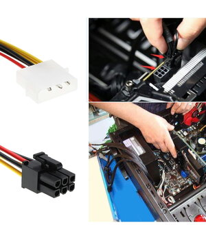 Video card power cable 4pin <-> 6pin, Express PCIE CKAK214+1.jpg