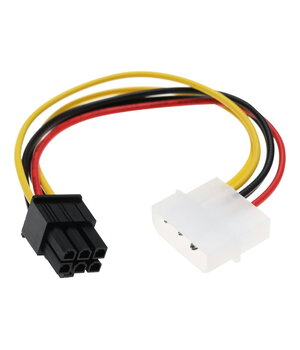 Video card power cable 4pin <-> 6pin, Express PCIE CKAK214.jpg