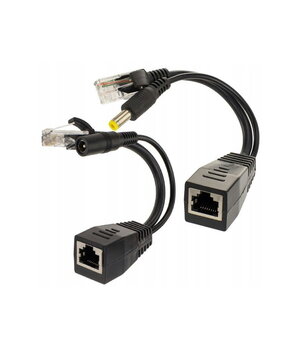 Pasyvių PoE kabelių rinkinys - adapteris, RJ45 CKAKPOE1J.jpg