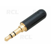 PLUG ø3.5mm stereo metal, black CKI014MQJ.jpg