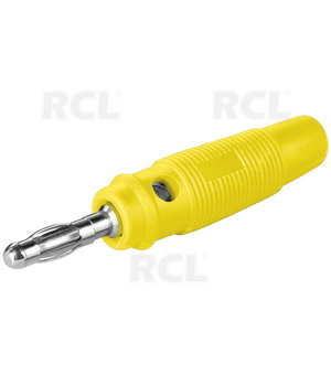 PLUG ø4mm 'banan' type with screw, yellow CKI085GQ.jpg