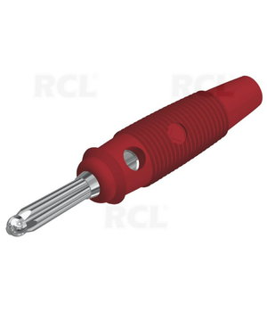 PLUG ø4mm 'banan' type, red, 30A 60VDC,  HIRSCHMANN CKI087R.jpg