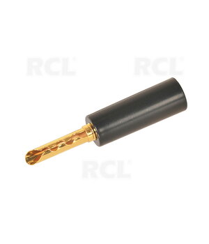 PLUG ø4mm 'banan' type, black, gold-plated CKI091J.jpg