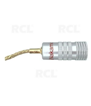 Speaker Connector Nakamichi  Flex Braid, Gold Plated, red CKI0942R.jpg