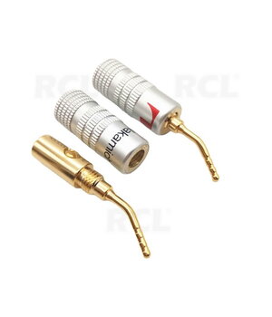 Speaker Connector Nakamichi, Gold Plated, red CKI0942RK.jpg