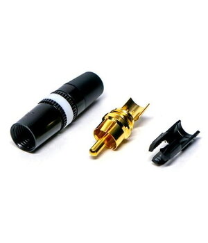 KIŠTUKAS RCA baltas, Gold, NEUTRIK NYS373-9 CKI149B+1.jpg