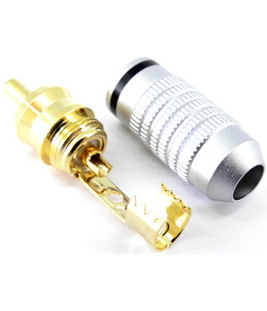 PLUG RCA professional metal /black, Gold CKI154J+1.jpg