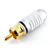 PLUG RCA professional metal /black, Gold CKI154J.jpg