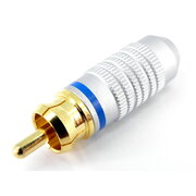 PLUG RCA professional metal /blue, Gold CKI154M.jpg