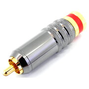 PLUG RCA Teflon Hi-End, red, gold-plated CKI156R.jpg