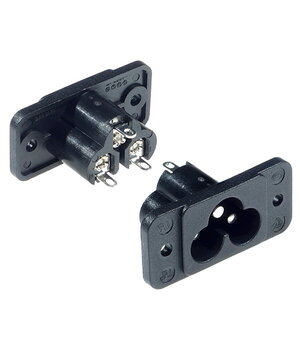 KIŠTUKINIS LIZDAS AC 2.5A IEC C6, 3pin, korpusui / l CKI188.jpg