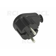 MAIN PLUG AC 2pin  on Cable, with electrical ground, black CKI191JK.jpg