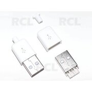 PLUG USB A type, soldering, white CKI814B.jpg