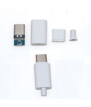 Cable plug USB-C 3.1 (C type), white CKI840B+1.jpg