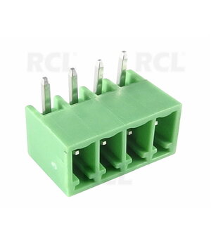 KALADĖLĖ KONTAKTINĖ 4pin kištukas, lituojama kampu, žingsnis 3.5mm, 300V 8A CKK304K_U.jpg