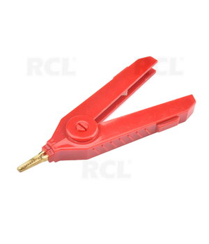 ЗАЖИМ 90 мм 20A LCR Кельвин, красный CKR014R.jpg