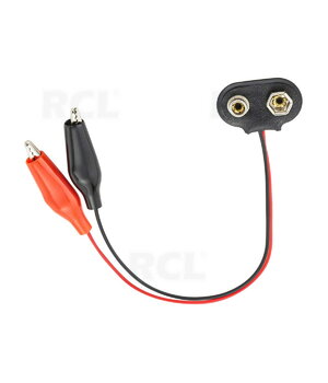 9V Battery Snap with Alligator Clips CKRL29.jpg