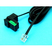 TELEPHONE LEAD 2.5m, 4 conductors, black, with MOD plug CLA93MOD.jpg