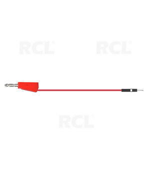 Layout board wiring silicone, banana/pin plug, 300 mm, red CLAI03R.jpg