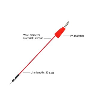 Layout board wiring silicone, banana/pin plug, 300 mm, red CLAI03X+1.jpg