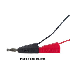 Layout board wiring silicone, banana/pin plug, 300 mm, red CLAI03X.jpg